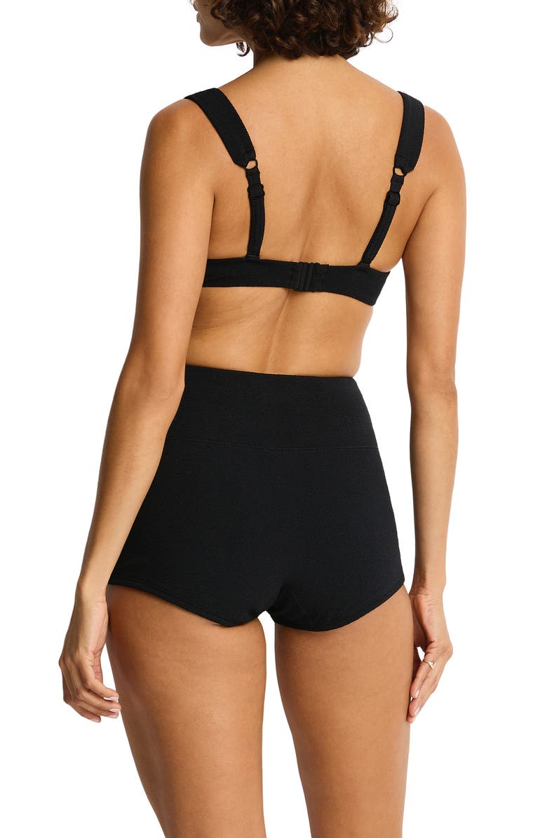 Sea Level Surf Swim Shorts, Alternate, color, Black