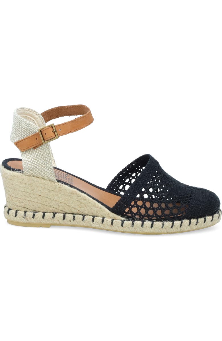 Miz Mooz May Crochet Espadrille Wedge, Alternate, color,