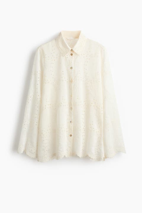 Broderie Anglaise Shirt