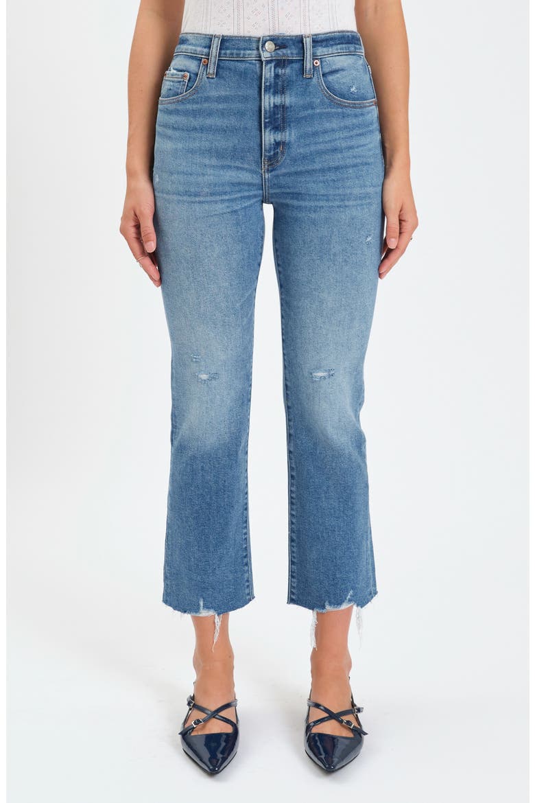 Shy Girl High Waist Crop Flare Jeans, Main, color, WIDE AWAKE VINTAGE