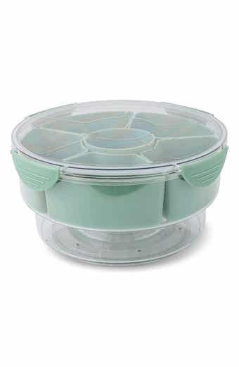 Core Home 6-Section Snack Lazy Susan with Ice Compartment