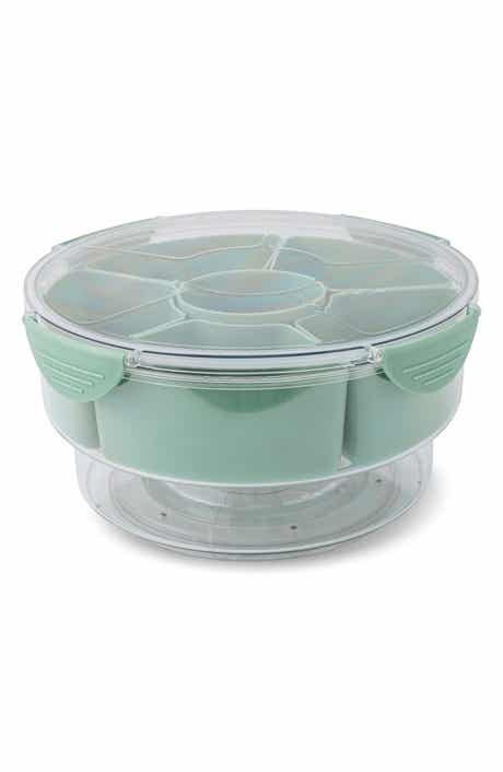 Core Home 6-Section Snack Lazy Susan with Ice Compartment