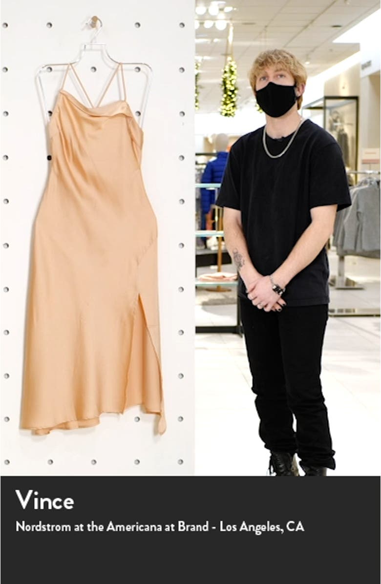 Cowl Slip Midi Dress, sales video thumbnail