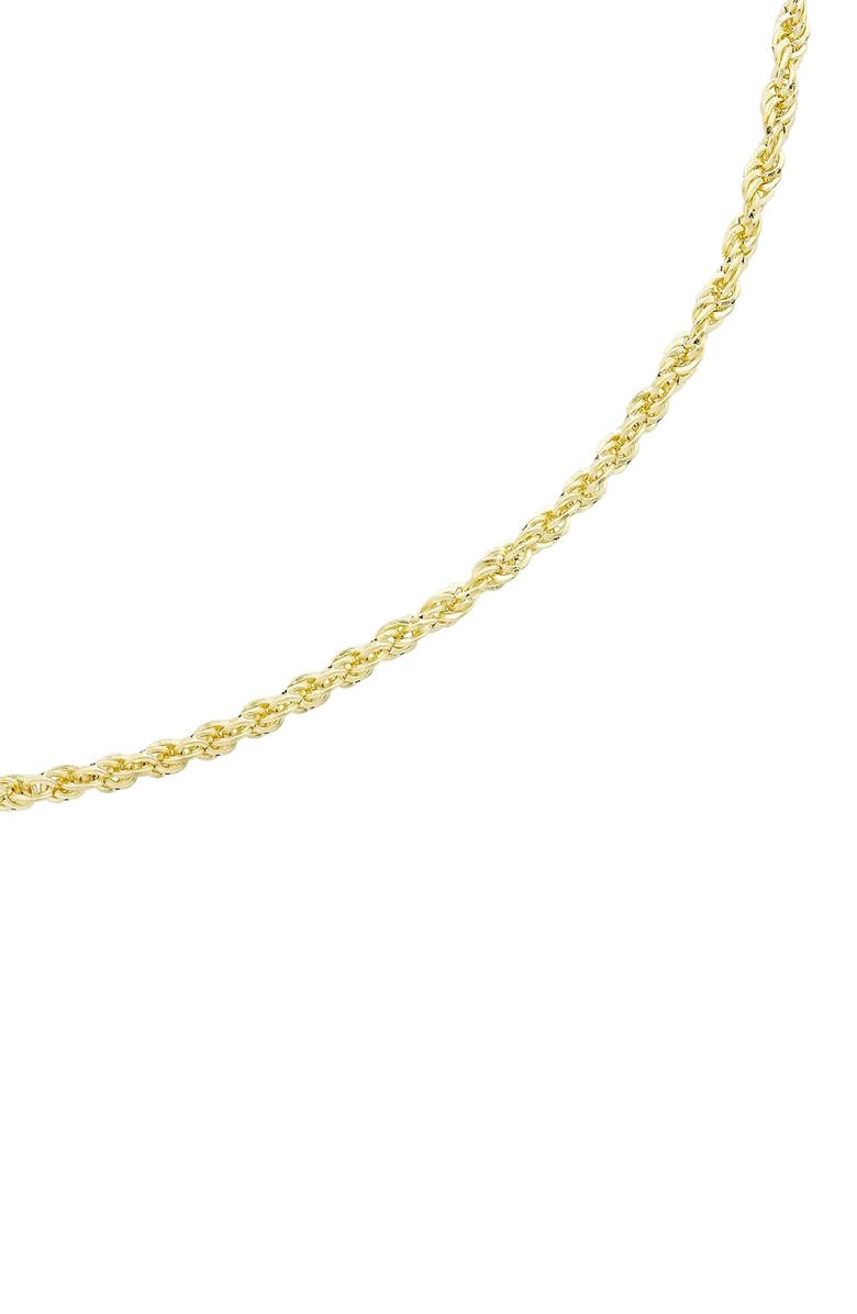 A&M 14K Gold Thin Rope Chain, Alternate, color, Gold
