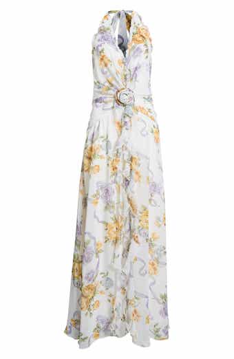 Floral Ruffle Maxi Dress