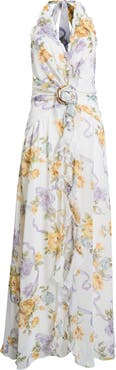 Parker Floral Ruffle Maxi Dress