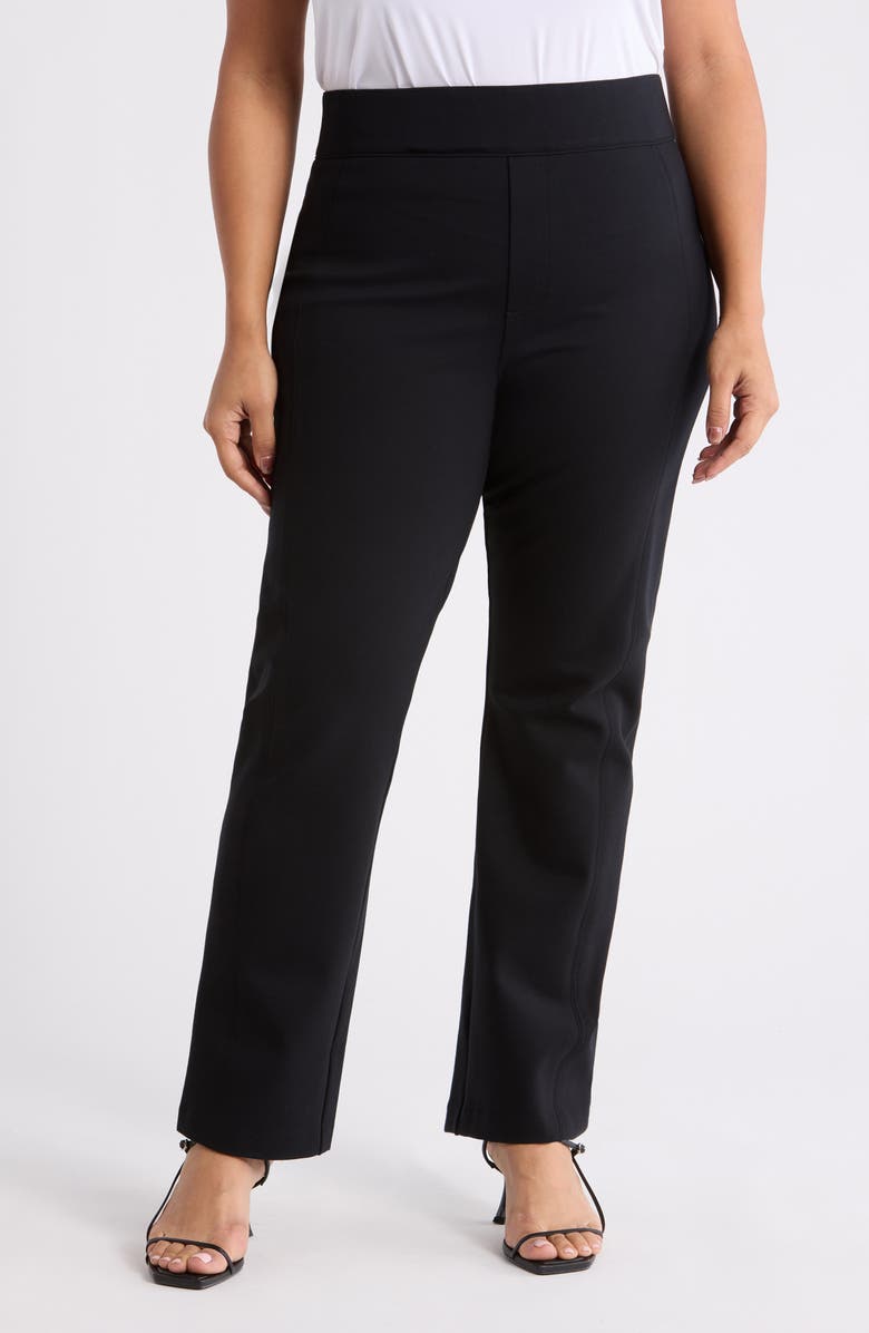 SPANX<sup>®</sup> High Waist Slim Straight Ponte Pants, Main, color, 