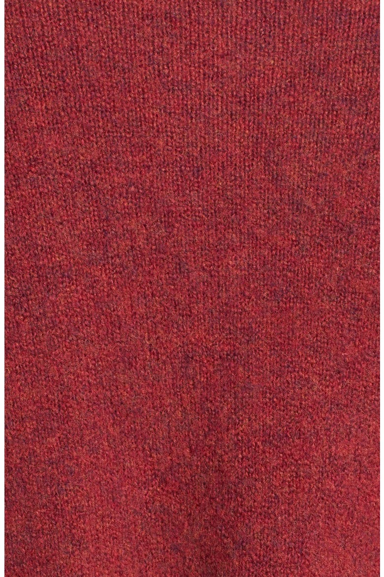 Irresistible Fringe Trim Sweater, Alternate, color, WINE