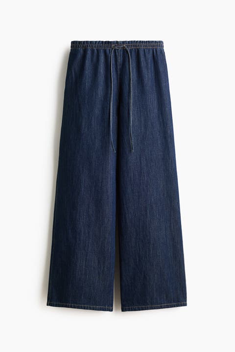 Denim Pull-on Trousers