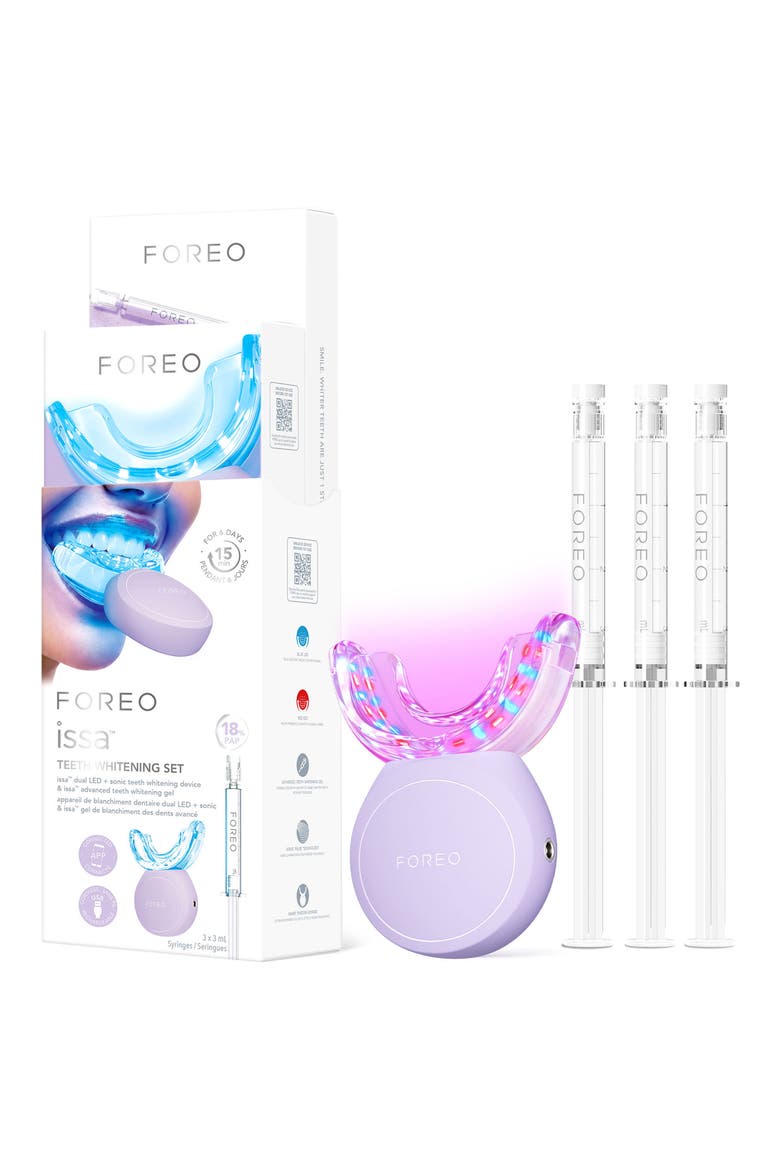 ISSA LED Teeth Whitening Kit, Main, color, LAVENDAR
