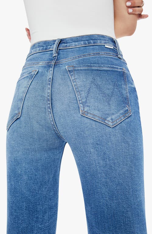 Mother Lil Kick It High Waist Straight Leg Jeans In Bitchn