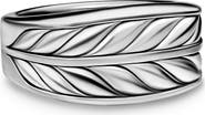 David Yurman Chevron Three Sided Signet Ring, Sterling Silver, 12.5mm