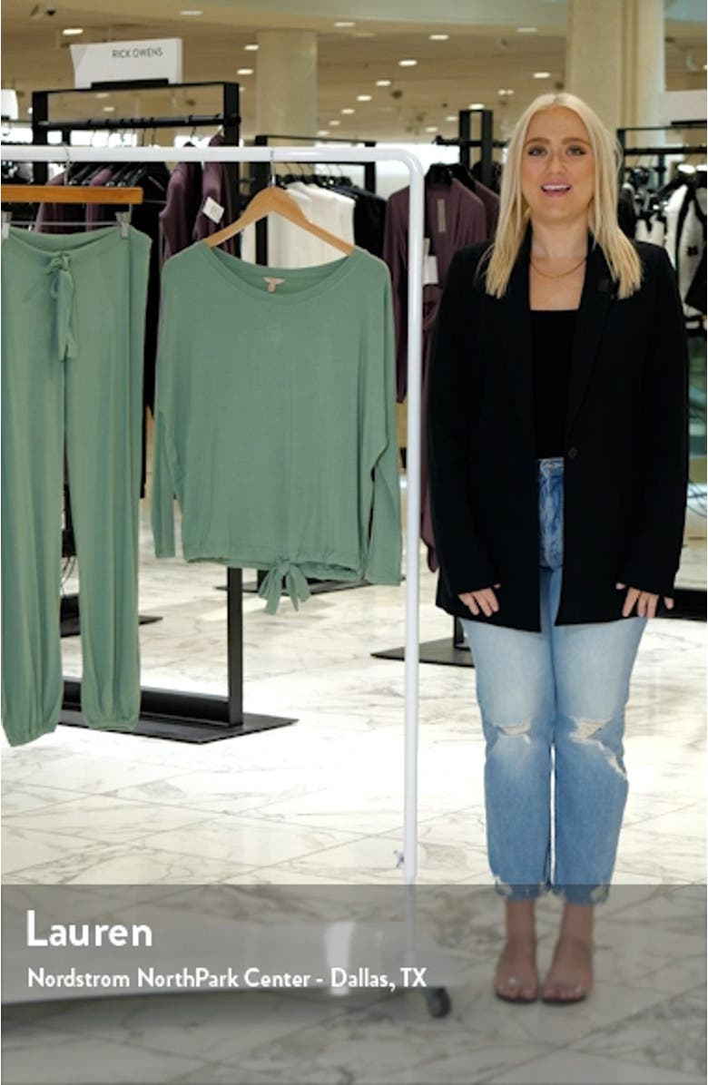 Gisele Jersey Knit Slouchy Pajamas, sales video thumbnail