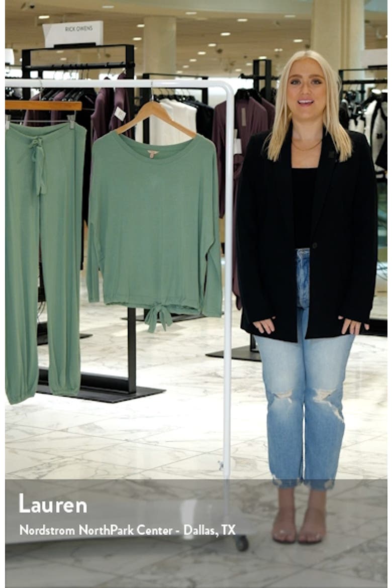 Gisele Jersey Knit Slouchy Pajamas video