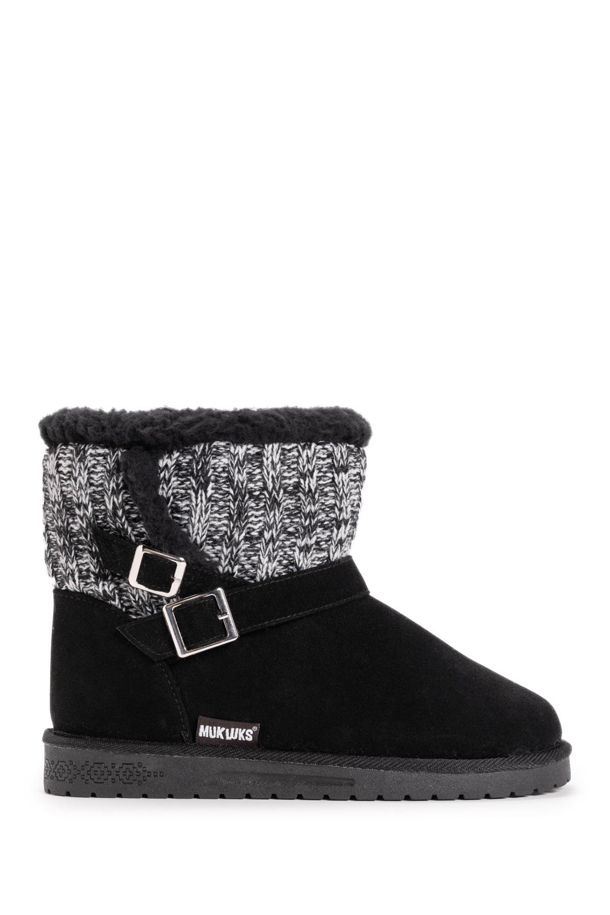 MUK LUKS Alyx Faux Fur Lined Boot, Alternate, color, 