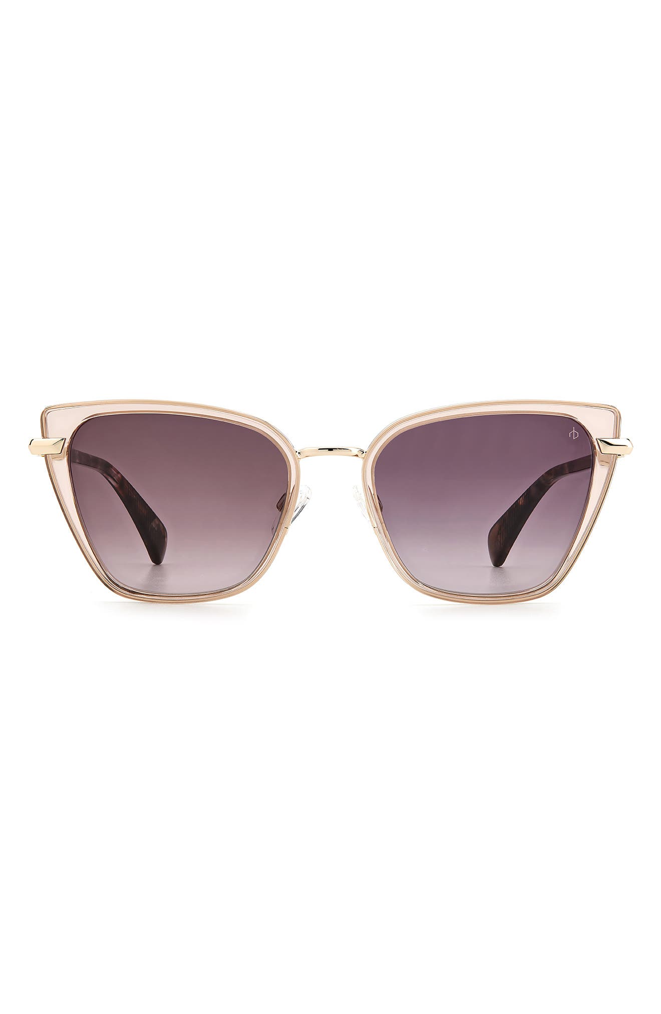 rag & bone 56mm Gradient Cat Eye Sunglasses