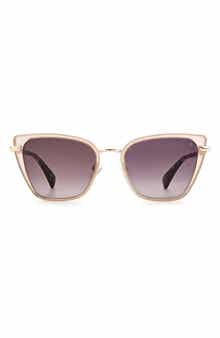 rag & bone 56mm Gradient Cat Eye Sunglasses