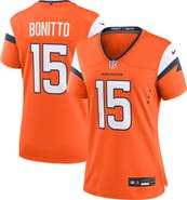 Nike Women's Nike Nik Bonitto  Orange Denver Broncos Team Game Jersey
