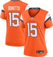 Nike Women's Nike Nik Bonitto Orange Denver Broncos Team Game Jersey