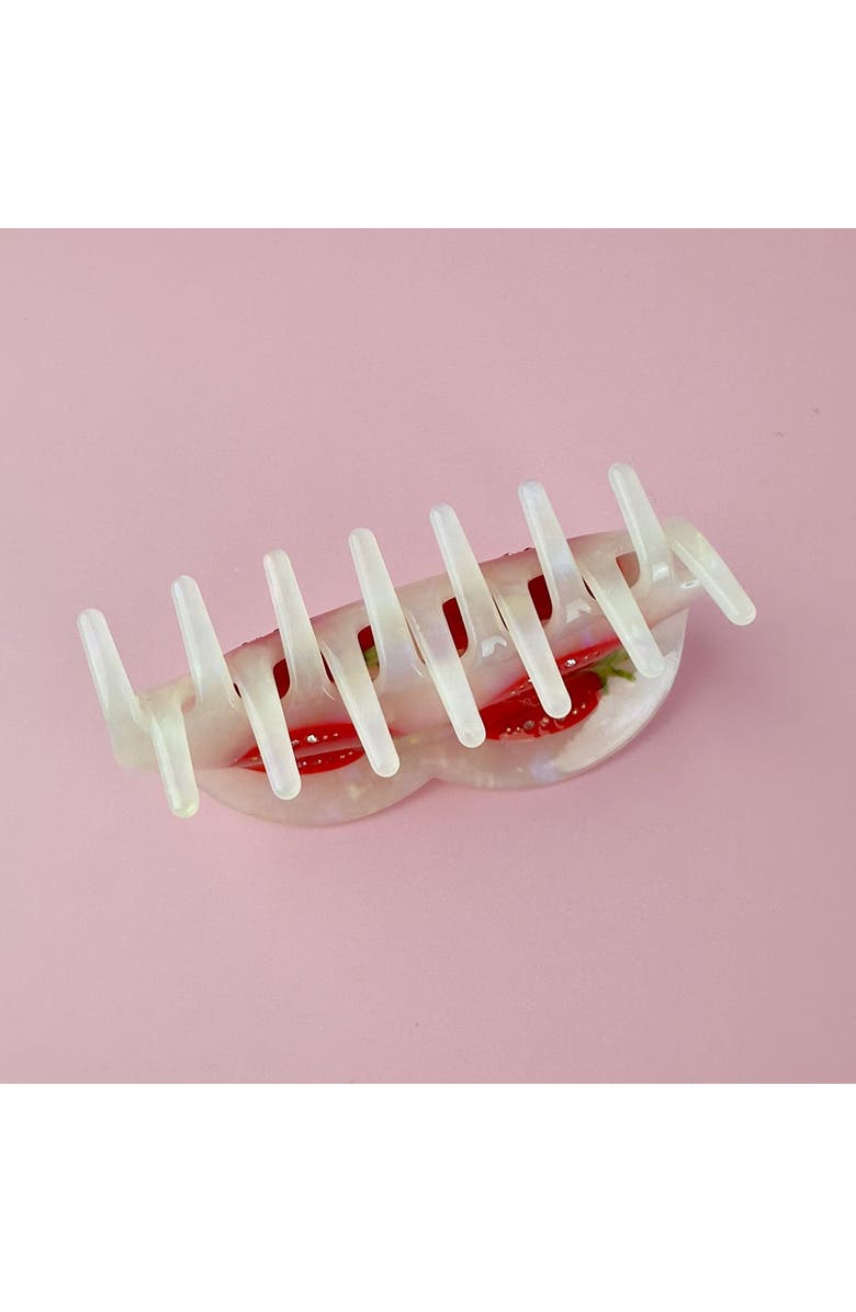 Centinelle Tomatoes Hair Claw, Alternate, color, Red