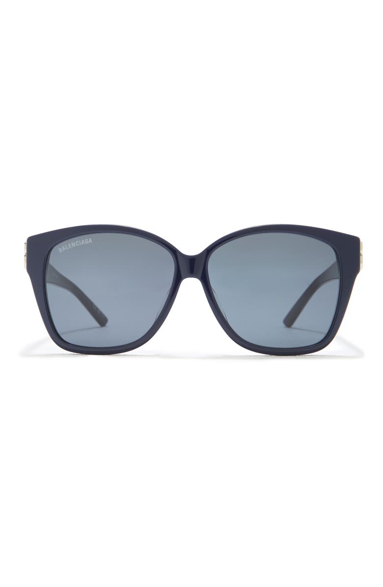 Balenciaga 59mm Square Sunglasses, Main, color,