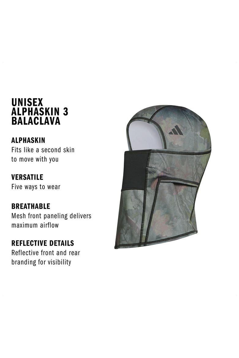 Camo Alphaskin 3 Balaclava, Alternate, color, TREE CAMO ALUMINA/ GREY