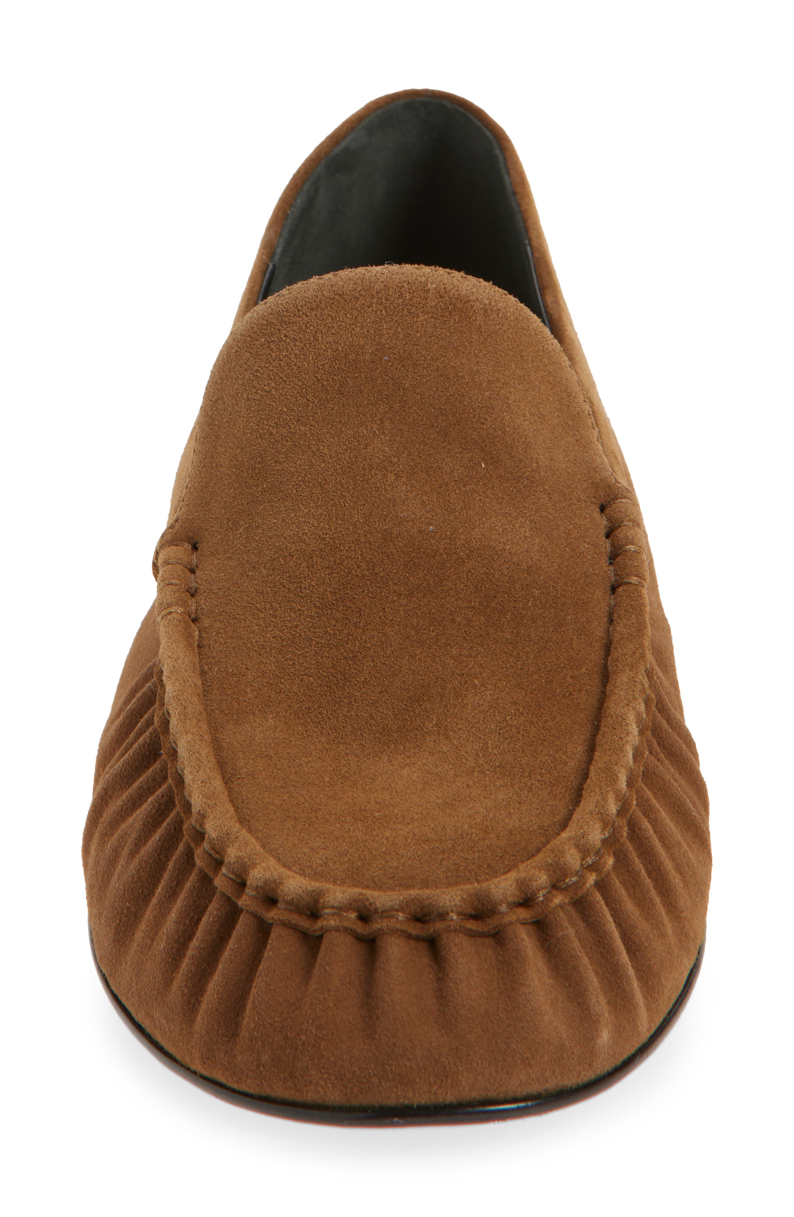 Tristan Moc Toe Loafer, Alternate, color, ELMWOOD LEATHER