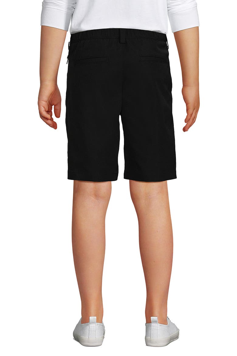 Boys Husky Active Performance Chino Shorts, Alternate, color, Black