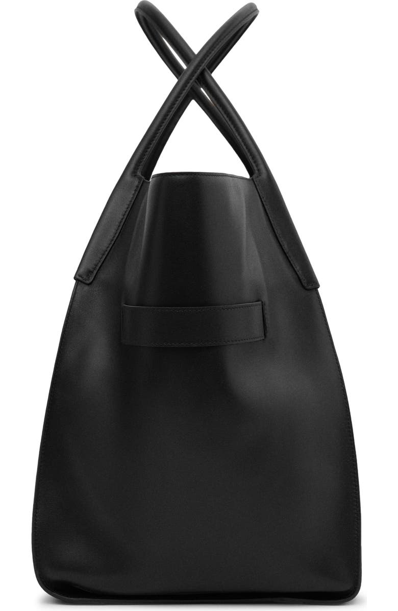 MANGO Maxi Leather Shopper Bag, Alternate, color,