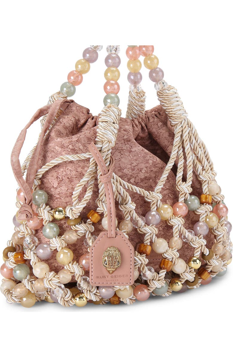 Kurt Geiger London Macramè Rope Handbag, Alternate, color, Open White/ Multi