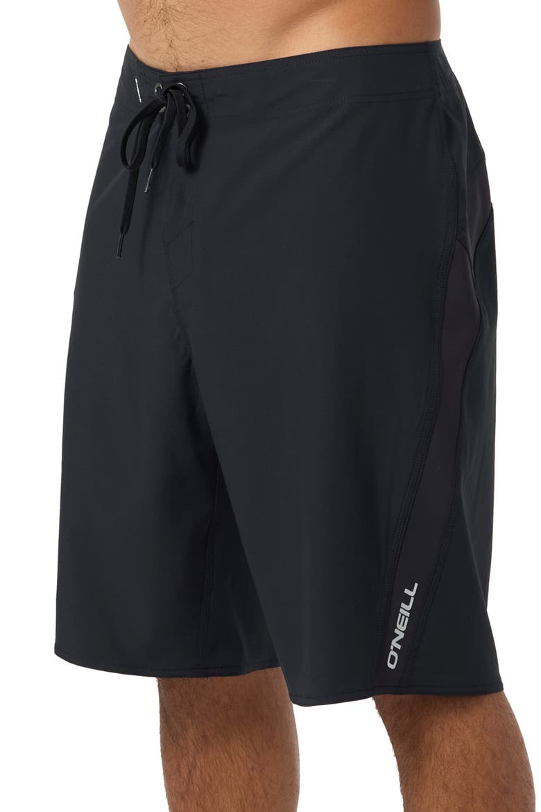 Superfreak Solid Board Shorts, Alternate, color, BLACK