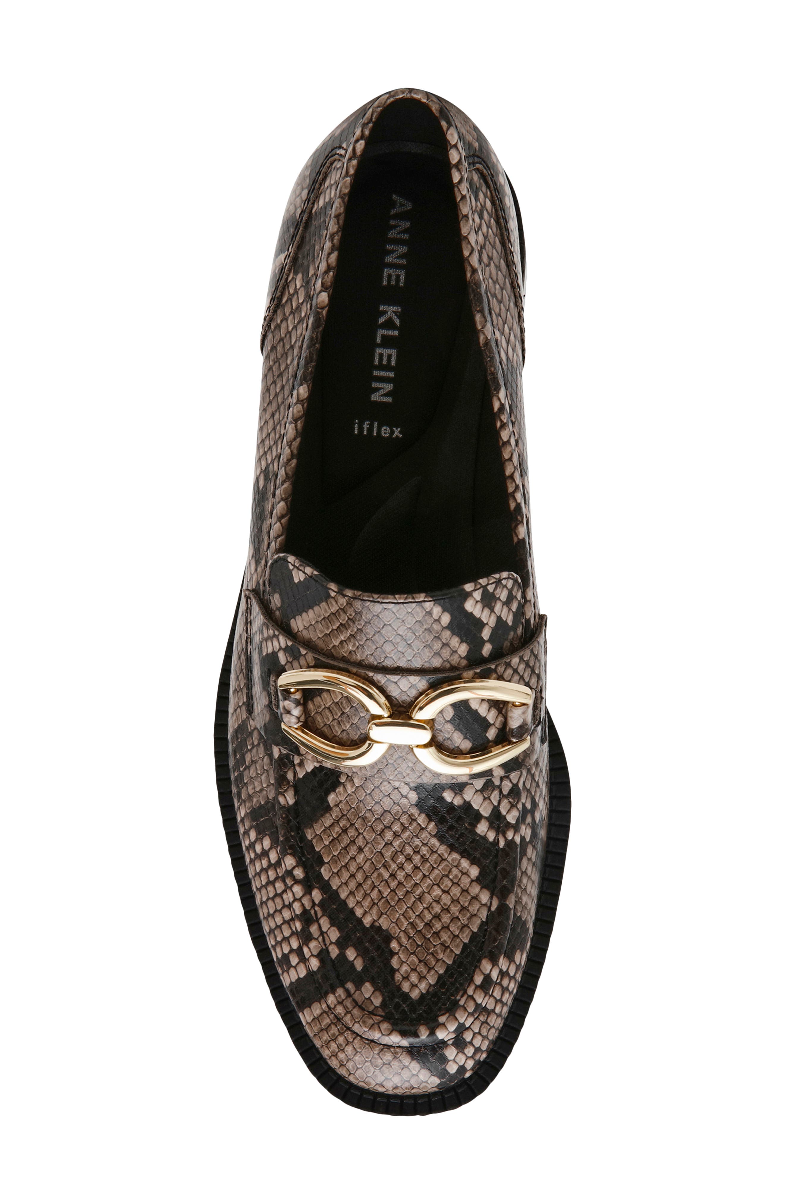 Korrie Bit Loafer, Alternate, color, NATURAL/ BLACK EMBOSSED