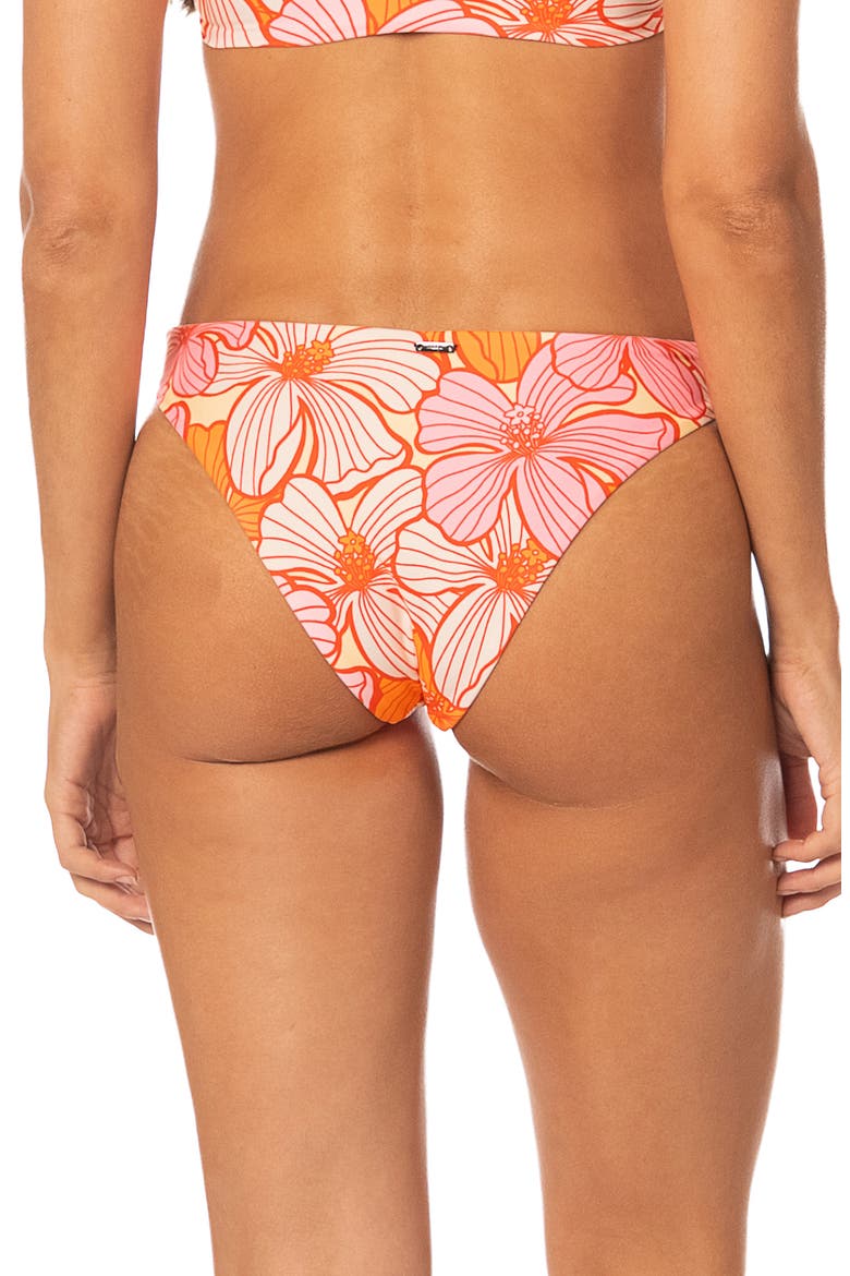 Retro Bloom Sublimity Reversible Bikini Bottoms, Alternate, color, PINK