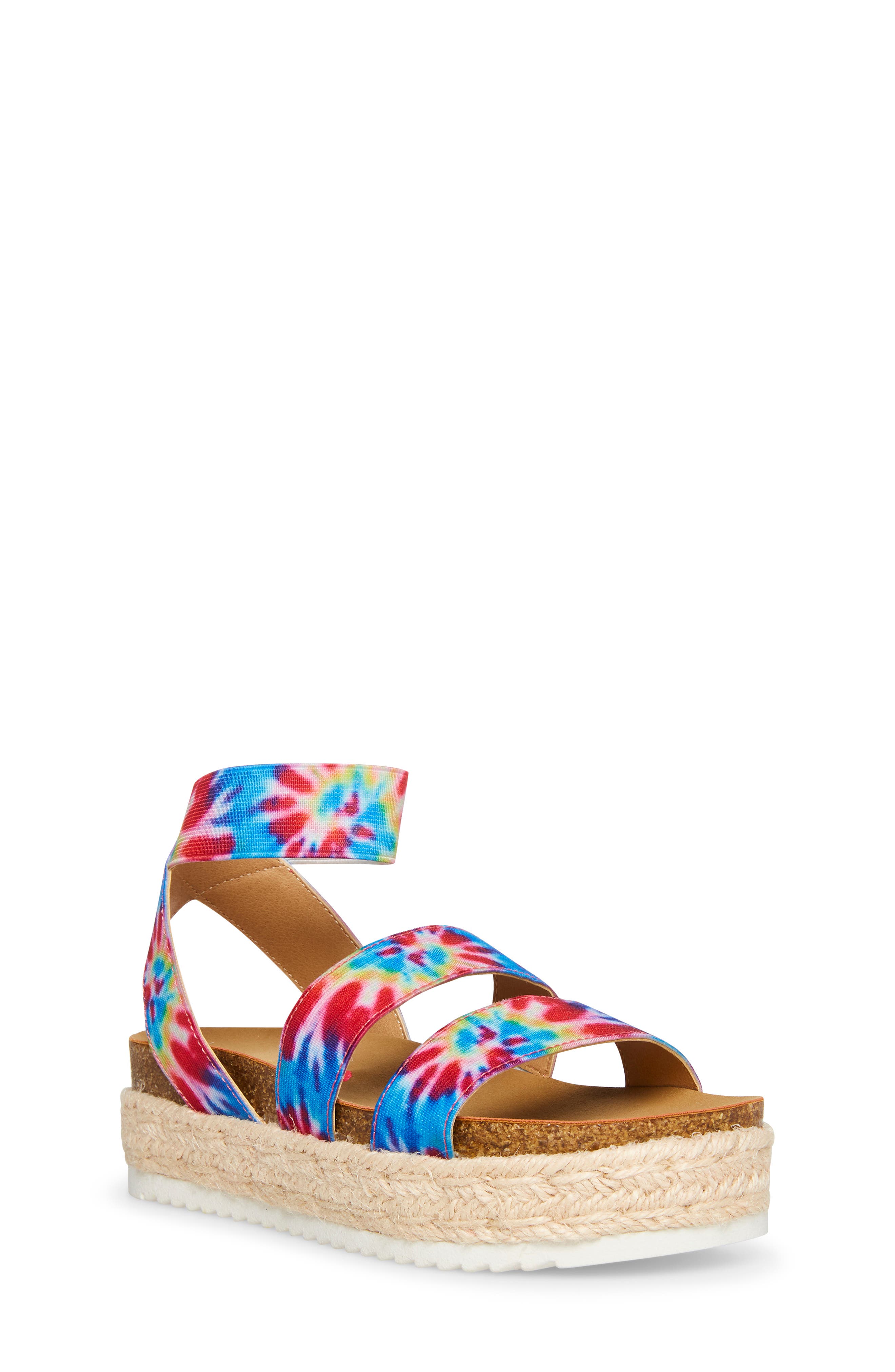 Kids' JKimmie Platform Sandal, Main, color, TIE DYE
