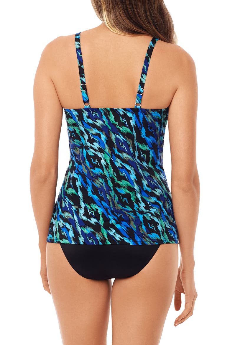 Jewels of the Nile Love Knot Underwire Tankini Top, Alternate, color, MULTI