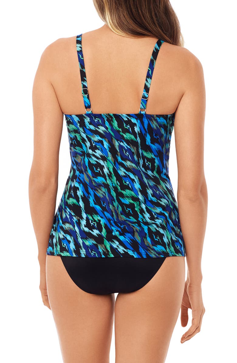 Miraclesuit<sup>®</sup> Jewels of the Nile Love Knot Underwire Tankini Top, Alternate, color, 