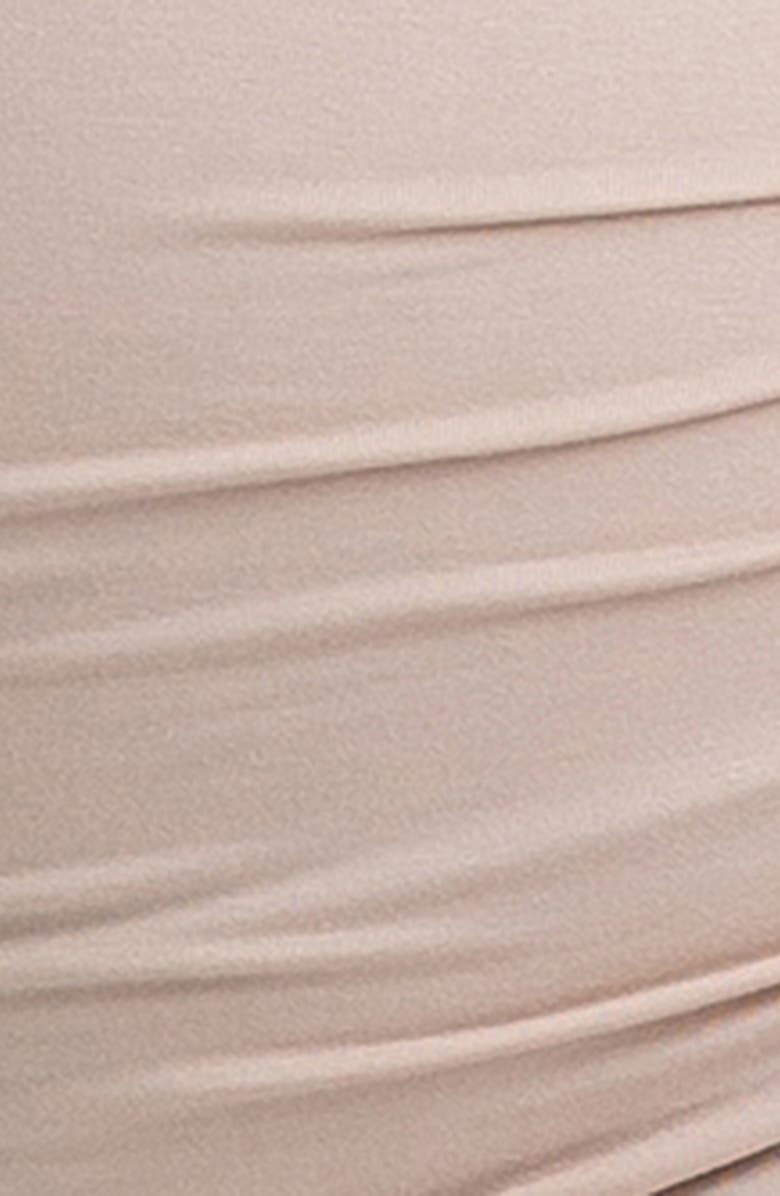 PIETRO BRUNELLI MATERNITY Ruched V-Neck Maternity Tank, Alternate, color, Beige
