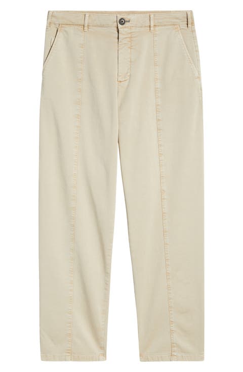 Tailored Cotton Stretch Twill Pants