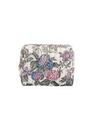 Fable England Hydrangea Large Quilted Makeup Bag