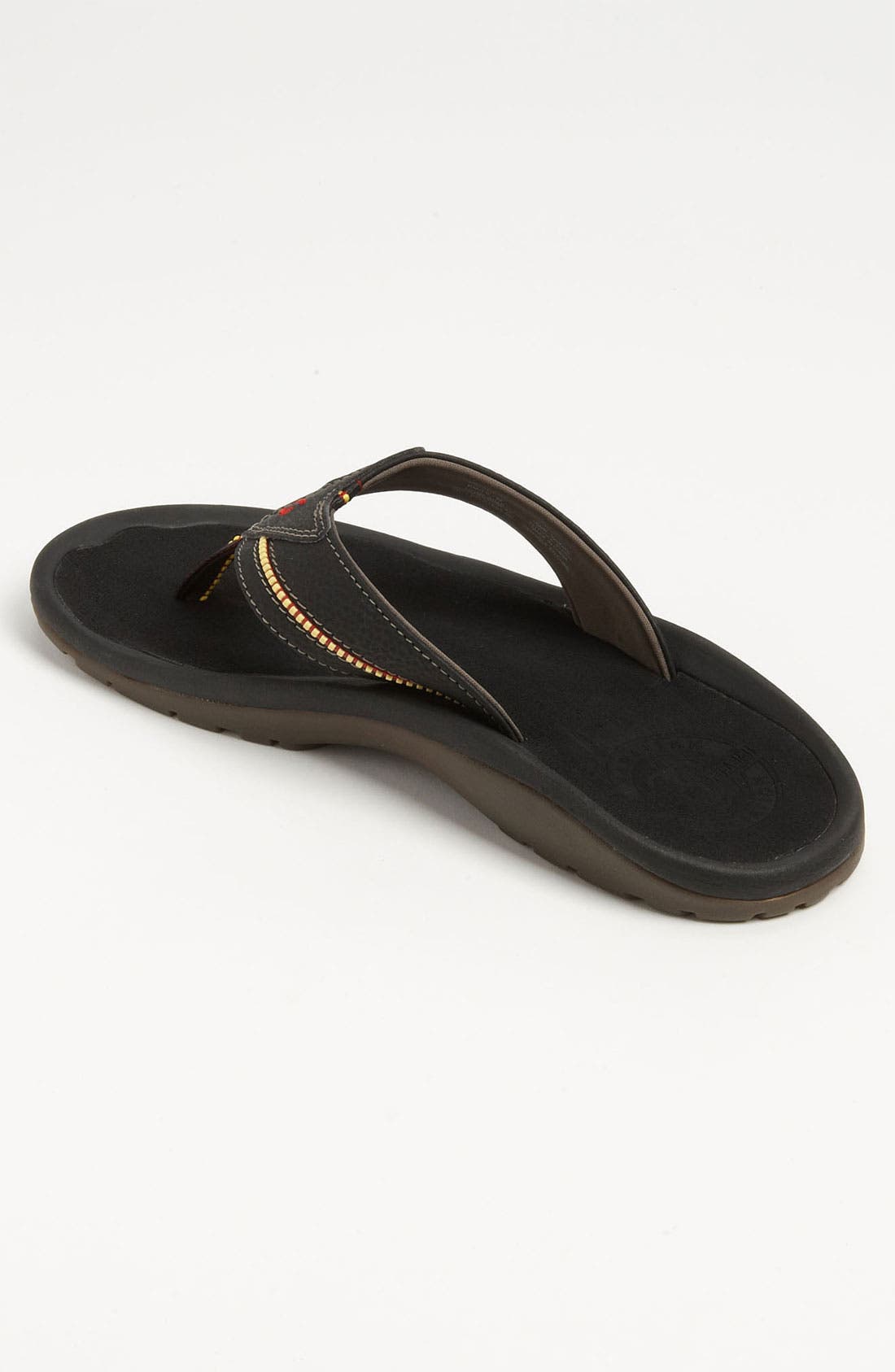 OluKai 'Kia'i II' Flip Flop, Alternate, color, Black/ Black