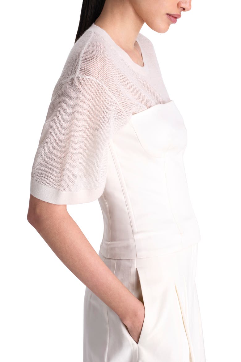 Jillian Bustier Strapless Top, Alternate, color, IVORY