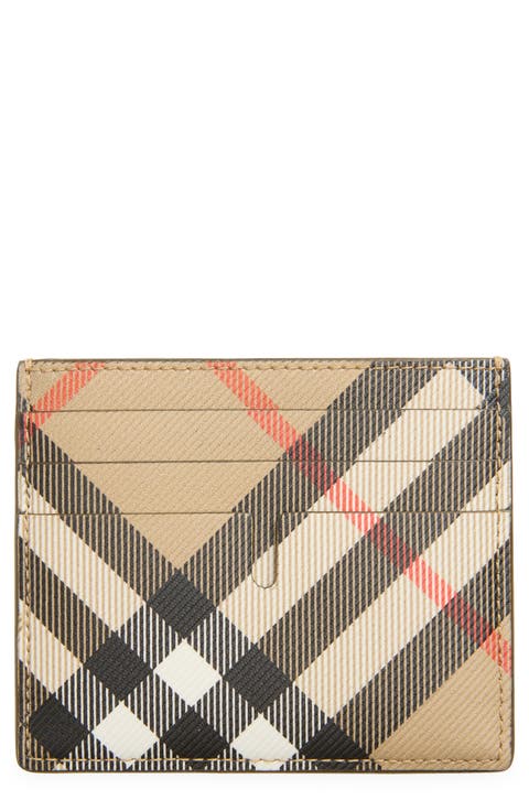 Sandon Check Card Case