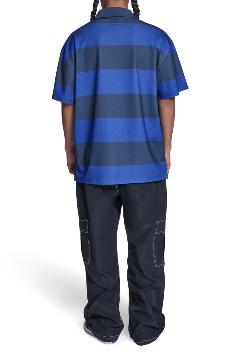 Retro Chuck Short Sleeve Polo Shirt, Alternate, color, CONVERSE BLUE MULTI