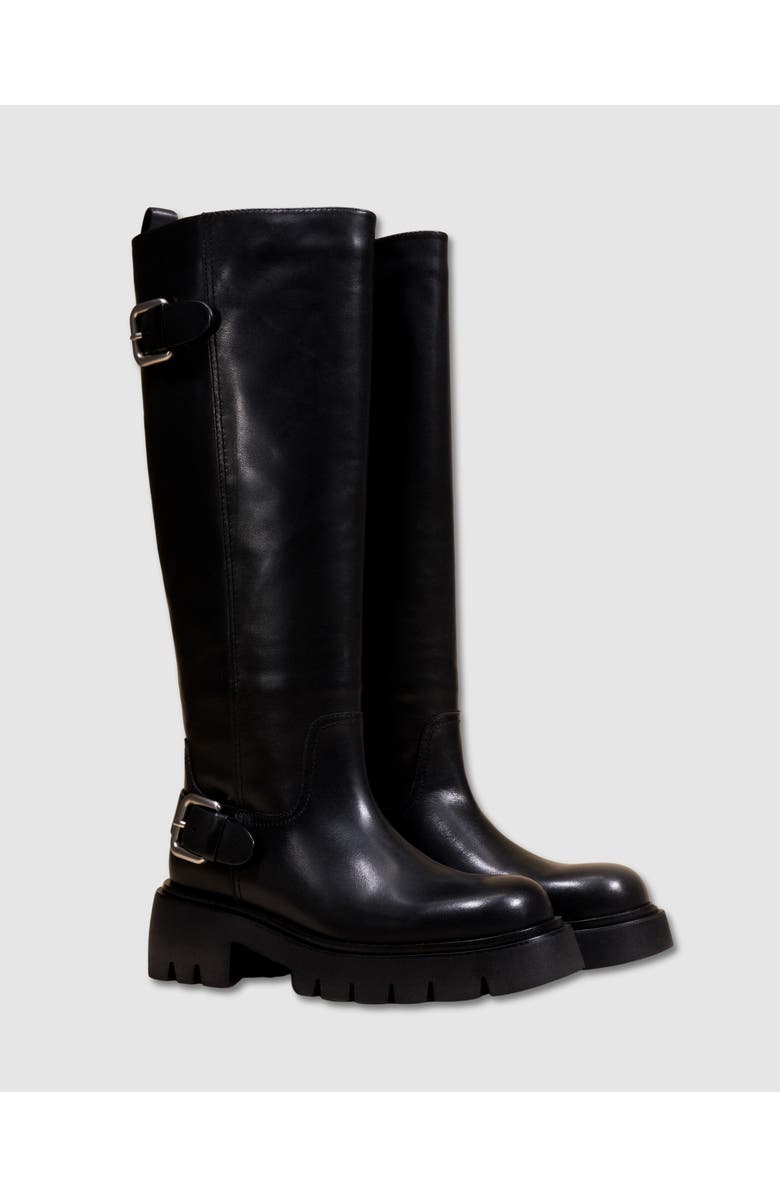 MI/MAI Herpen Chunky Treaded Sole Long Boot, Alternate, color, Black