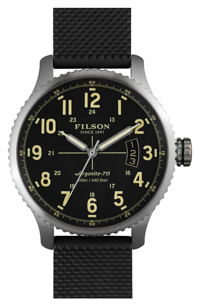 Filson 'The Mackinaw Field' Watch, 43mm, Main, color, 