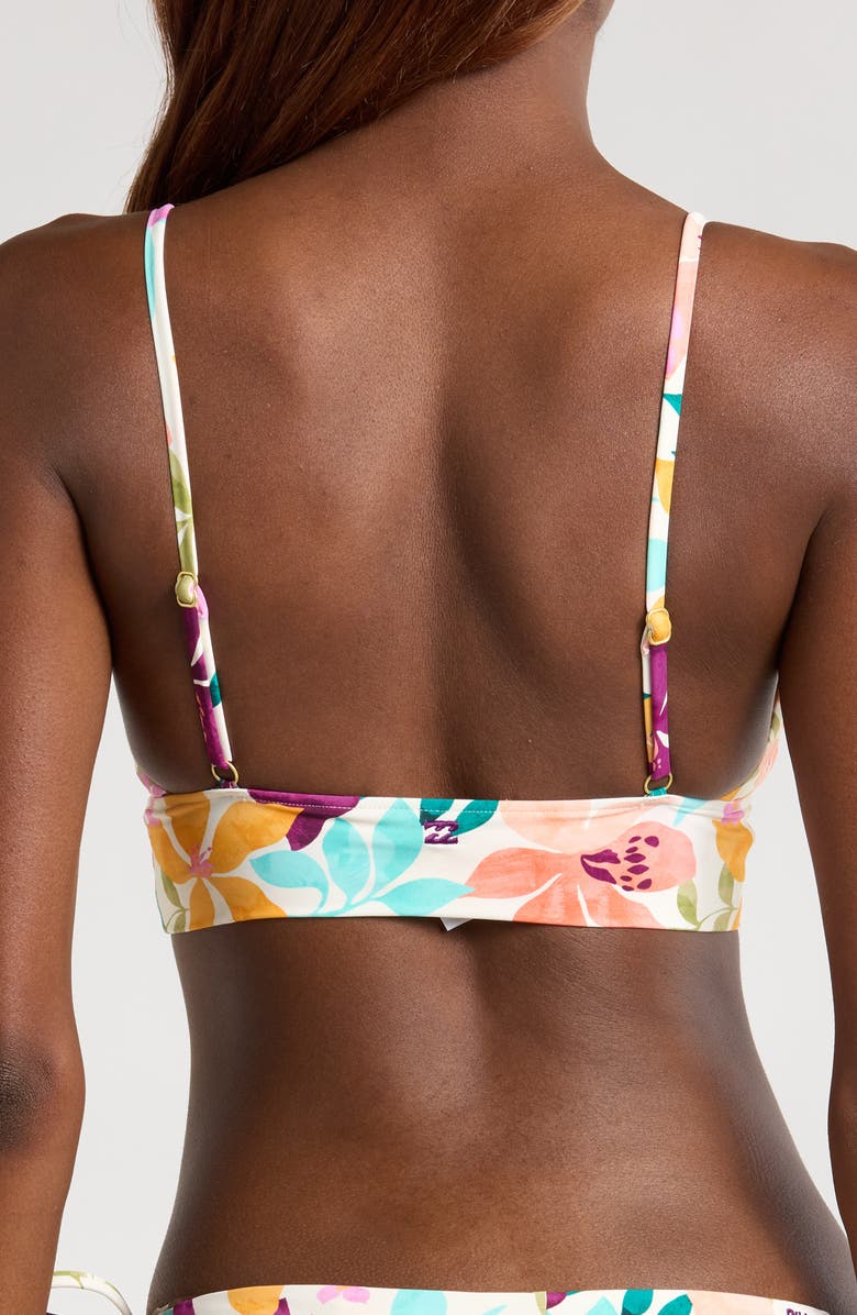 Billabong Playa del Sol V-Neck Cami Bikini Top, Alternate, color, 