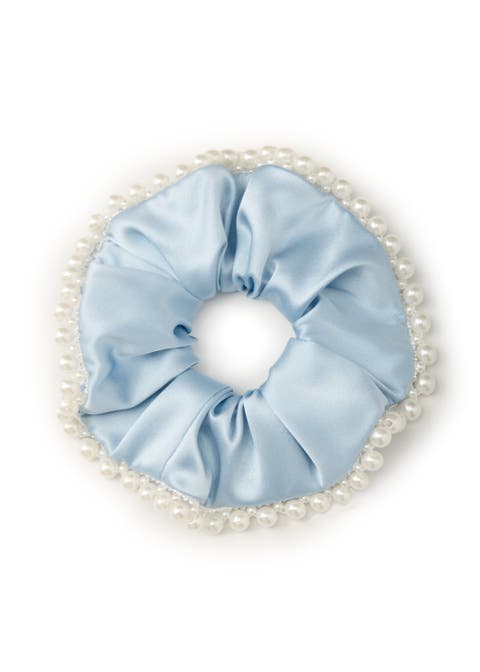 Pearl Glaze Silk Scrunchie