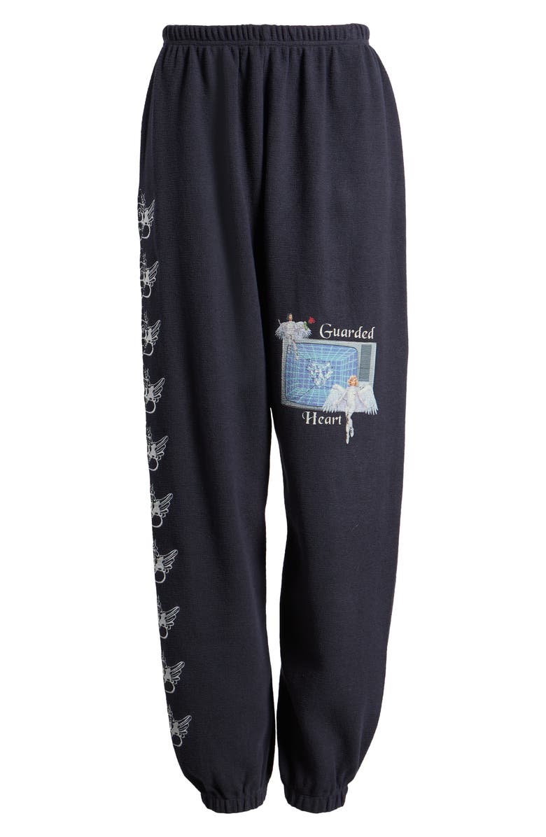 BOYS LIE Guarded Angel Interlock Kimmy Cotton Sweatpants, Alternate, color,