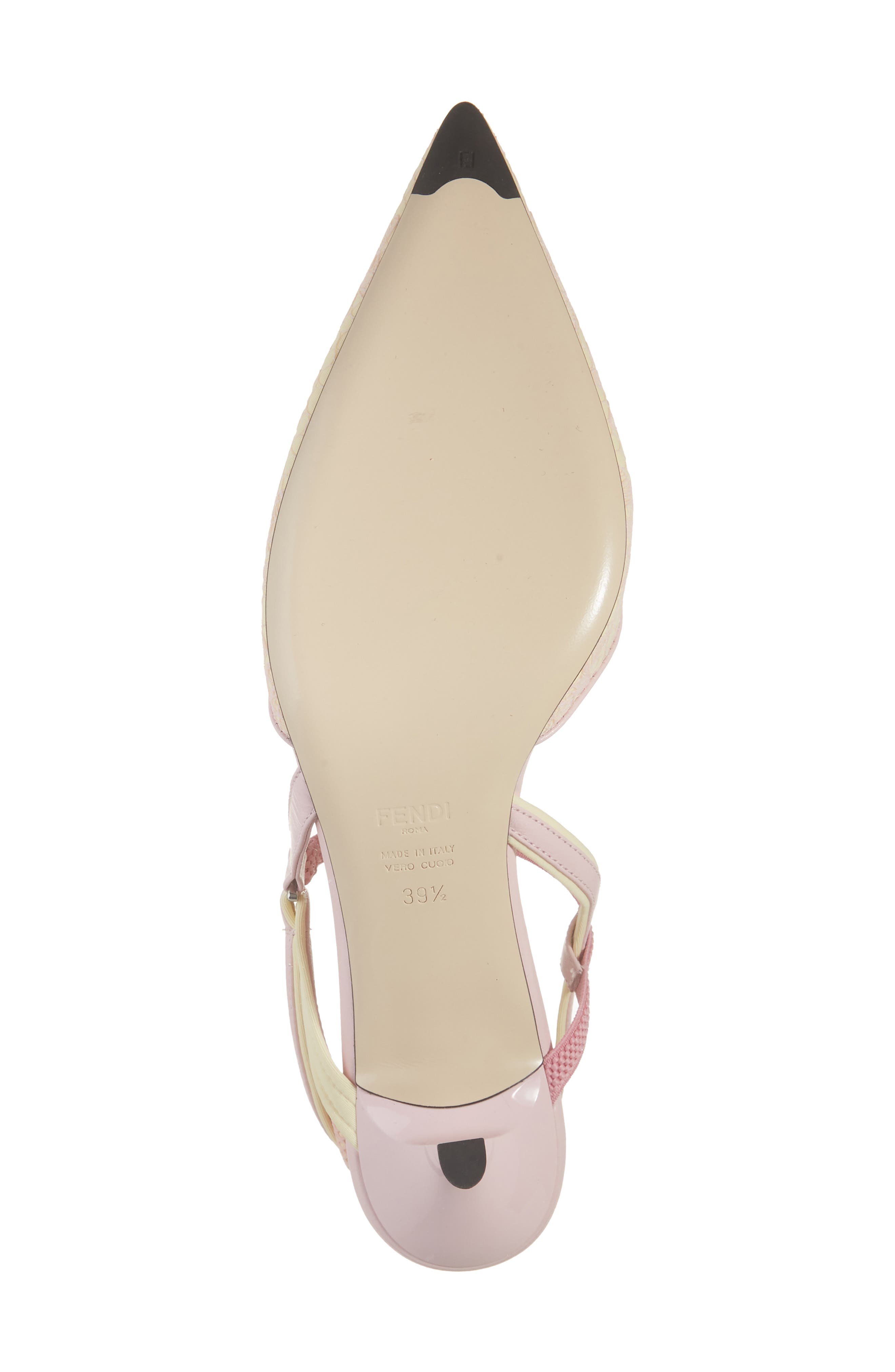 Colibri Floral Slingback Pointed Toe Pump, Alternate, color, LIME GERBERA