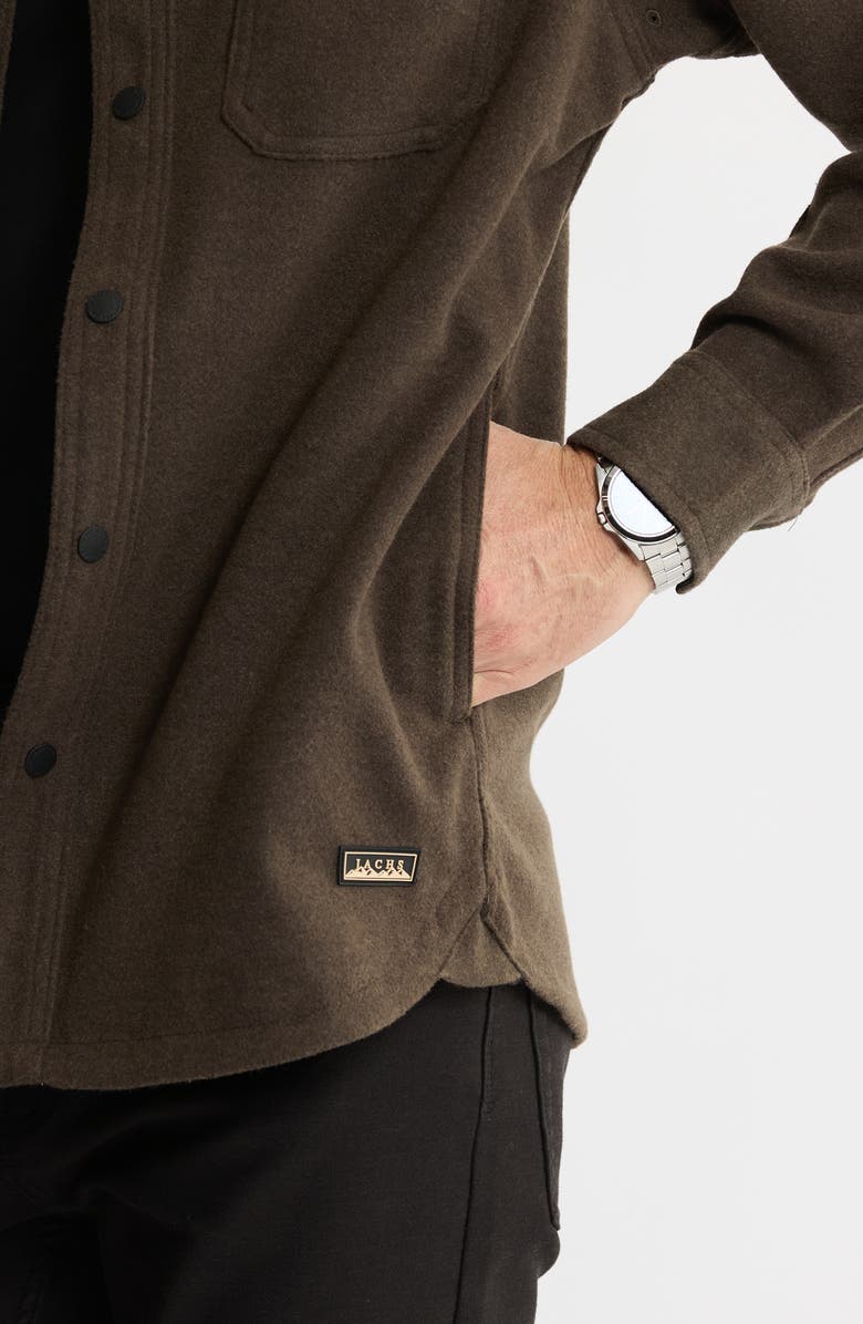 JACHS Brushed Button Front Jacket, Alternate, color, Brown